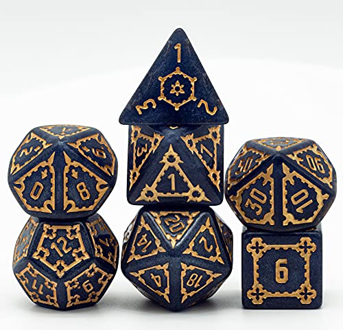 World of Dice - Goliath XL Blue Mystique- große Pen and Paper Würfel, 7-teilig, ideales Würfelset für D&D, DSA, Cthulhu, und viele weiteren RPGs World of Dice - Goliath XL Blue Mystique- große Pen and Paper Würfel, 7-teilig, ideales Würfelset für D&D, DSA, Cthulhu, und viele weiteren RPGs von World of Dice