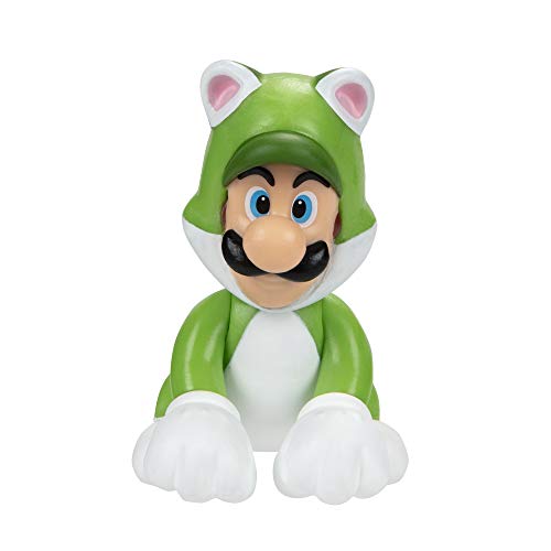World of Nintendo 91426 2.5 Cat Luigi Action Figure By von Nintendo