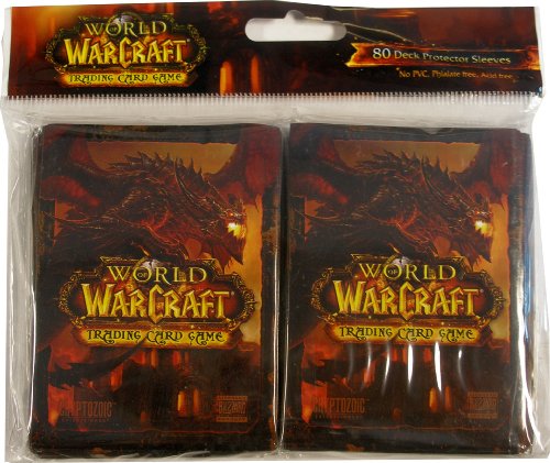 Cryptozoic 01094 - WOW Deathwing Card Sleeves (80) von World of Warcraft