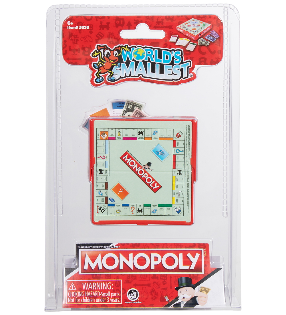 Das kleinste Spielzeug der Welt – Monopoly - World's Smallest - One Size - Brettspiele von World's Smallest