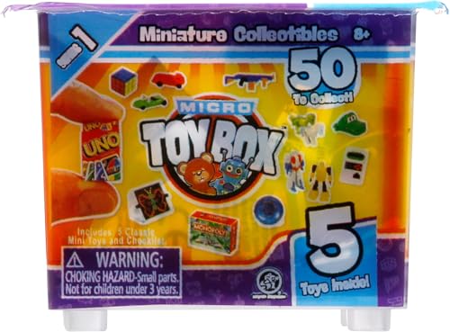 Micro Toybox 5101 S1-Styles Vary, Mini Collect, swap, Display with Surprise Pack Design 5 Toys Inside von World's Smallest