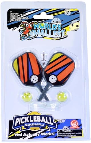 Worlds Smallest Pickleball-Paddel und Bälle Worlds Smallest Pickleball-Paddel und Bälle von World's Smallest