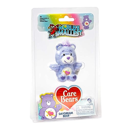 Super Impulse - Worlds Smallest Miniatur Replik Care Bears (Series 4) - die superweichen Glücksbärchis, Plüschbär im Mini-Format, sortierte Charaktere zum Sammeln, ab 3 Jahre von World's Smallest