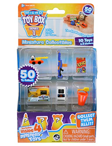 Worlds Smallest Micro Toy Box Serie 1 Mini Sammlerstücke, 10 Stück, Multi, Miniatur Worlds Smallest Micro Toy Box Serie 1 Mini Sammlerstücke, 10 Stück, Multi, Miniatur von World's Smallest