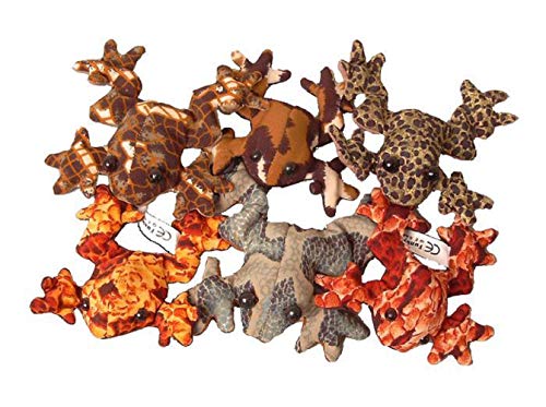Woru Sandtiere, 1 Tier, Verschiedene Modelle, Größe ca. 7 cm, Frosch, Gekko, Schildkröte, aus verschiedenen Nicht wählbaren Stoffen (Frosch) von Woru