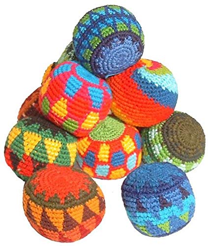 Woru 1 Ball, Jonglierbälle, Stressbälle, Stoffbälle handgefertigt in Guatemala, Durchmesser ca. 6,5 cm von Woru