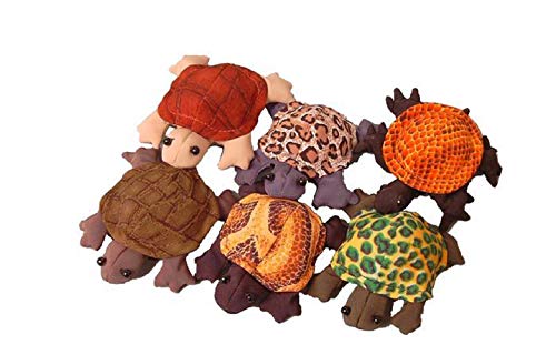 Woru Sandtiere, 1 Tier, Verschiedene Modelle, Größe ca. 7 cm, Frosch, Gekko, Schildkröte, aus verschiedenen Nicht wählbaren Stoffen (Schildkröte) von Woru