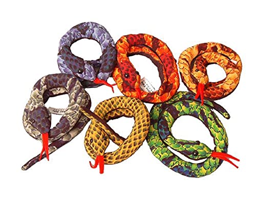 Woru Sandtiere, 1 Tier, Verschiedene Modelle, Größe ca. 7 cm, Frosch, Gekko, Schildkröte, aus verschiedenen Nicht wählbaren Stoffen (Schlange Geringelt) von Woru
