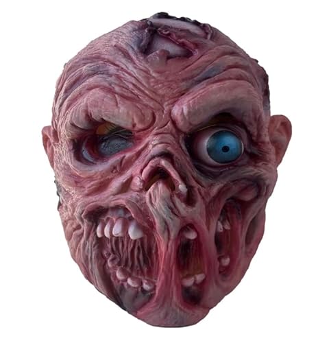 WoskjXas Gruselige Zombie Maske Halloween Masken Horror Extrem, Zombie Rot Masken Blutigem Vollkopfmaske für Erwachsene Cosplay Horror Motto Party Spukhaus WoskjXas Gruselige Zombie Maske Halloween Masken Horror Extrem, Zombie Rot Masken Blutigem Vollkopfmaske für Erwachsene Cosplay Horror Motto Party Spukhaus von WoskjXas