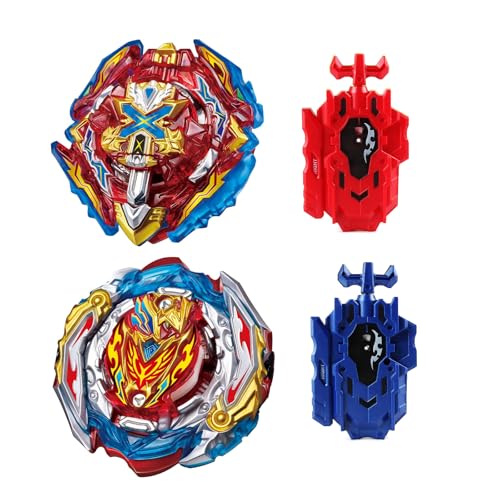 Wotean Gyroscope Turbo Set, 3D Arena Metall Fusion KampfKreisel, Mit Battling Top Launcher, Geschenk-Sets für Kinder(201+200) von Wotean