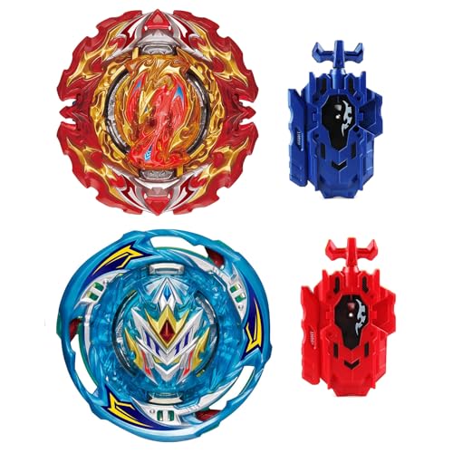 Wotean Gyroscope Turbo Set, 3D Arena Metall Fusion KampfKreisel, Mit Battling Top Launcher, Geschenk-Sets für Kinder(202+191-02) von Wotean