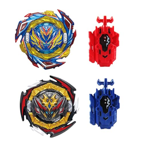 Wotean Gyroscope Turbo Set, 3D Arena Metall Fusion KampfKreisel, Mit Battling Top Launcher, Geschenk-Sets für Kinder(187+180) von Wotean