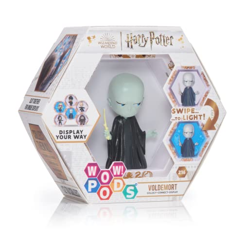Wow! PODS Harry Potter Voldemort Wizarding World Leuchtende Wackelfigur | Offizielles Spielzeug mit Mystery Light Reveal | Collect Connect and Display, Mehrfarbig von WOW! PODS