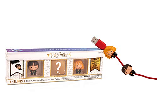 Wow! Stuff Collection WW-KB-1108 Harry Potter K-Bling - 3 Pack Kabelschutz zum Sammeln, Multi, 3er-Pack von Tobar