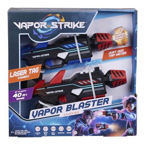 Vapor Strike Vapor Blasters 2 Spieler Pack, Lichter, Sounds & Dampfeffekte, Laser Tag Style Battle (Set mit 2 Blastern) von Vapor Strike