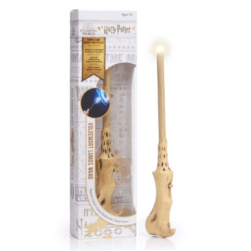 WOW! STUFF Voldemort Lumos Zauberstab 7 "Leuchten | Harry Potter Offizielle Zauberstäbe und Zauberer-Weltgeschenke, Spielzeugsammler | Rollenspiel oder Kleidungskostümzubehör, Multicolor von WOW! STUFF