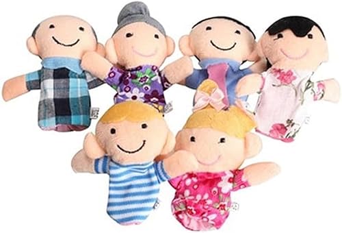 6-teiliges Mini-Großeltern, Fingerpuppen-Set, Stoff-Samtpuppen, 6 Personen, Familienmitglieder, Fingerpuppen, Porps-Set, Geschichtenzeit, Partygeschenke für Geburtstagsgeschenke, Puppentheater 6-teiliges Mini-Großeltern, Fingerpuppen-Set, Stoff-Samtpuppen, 6 Personen, Familienmitglieder, Fingerpuppen, Porps-Set, Geschichtenzeit, Partygeschenke für Geburtstagsgeschenke, Puppentheater von Wpppan