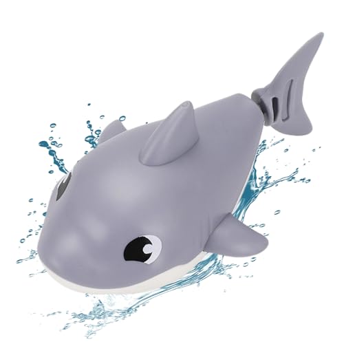 Haifisch Badespielzeug,Baby Wasser Spielzeug Schwimmender Hai - Schwimmendes Aufzieh Tier Spielzeug Für Mädchen Badewanne Dusche Pool Zuhause Geburtstag Weihnachten Geschenkideen von Wpsagek