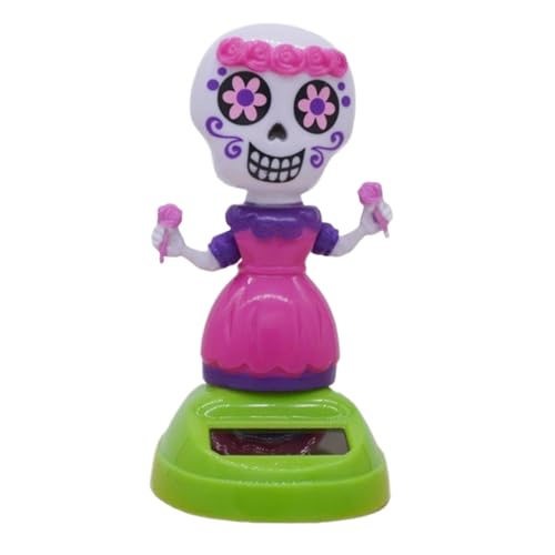 Solar Tanzende Figuren | Swinging Cat Dashboard Dekorationen - Auto Innenraum Zubehör Halloween Dekoration für Schlafzimmer Garten Hof Wohnzimmer von Wpsagek