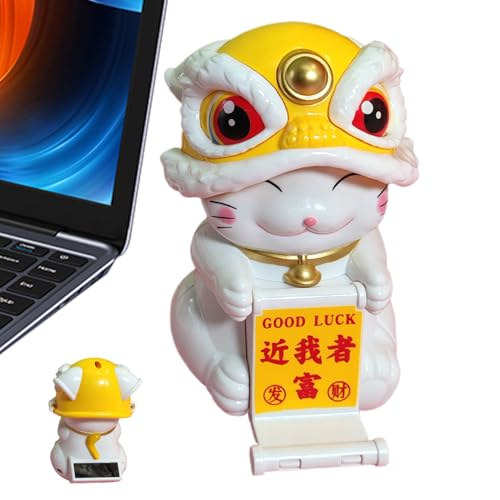 Solar-Tanzspielzeug, Autofiguren für das Armaturenbrett | Solarspielzeug für chinesische tanzende Löwen,Armaturenbrett-Figuren, Desktop-Schaukelstatuen, lustiges Wackeltänzer-Spielzeug für Solar-Tanzspielzeug, Autofiguren für das Armaturenbrett | Solarspielzeug für chinesische tanzende Löwen,Armaturenbrett-Figuren, Desktop-Schaukelstatuen, lustiges Wackeltänzer-Spielzeug für von Wpsagek