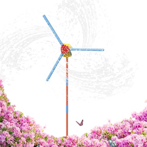 Windmühle Wassersprenger | Windmühle 36 Düsen Sprenger Garten Spielzeug | Vielseitiger Wasserspaß Aktivität Für Kinder Terrasse Garten Rasen von Wpsagek