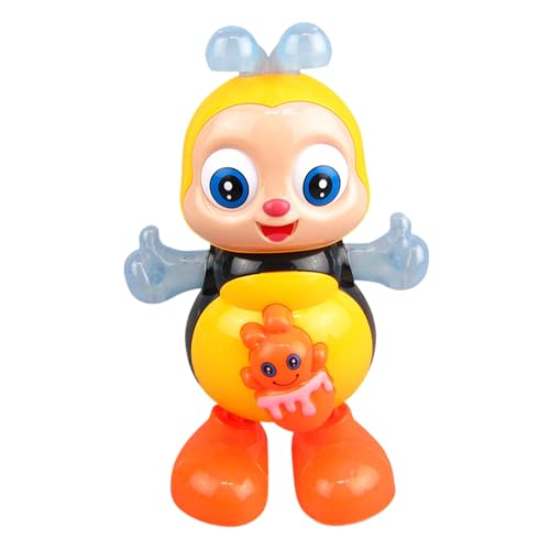 Wpsagek Bewegungs-Spielzeug Für Babys,Leuchtende Musikalische Lernbiene - Pädagogisches Sinnes Spa Entwicklung Singendes Lern Tier Für Kinder Geburtstag Weihnachten Ostern von Wpsagek
