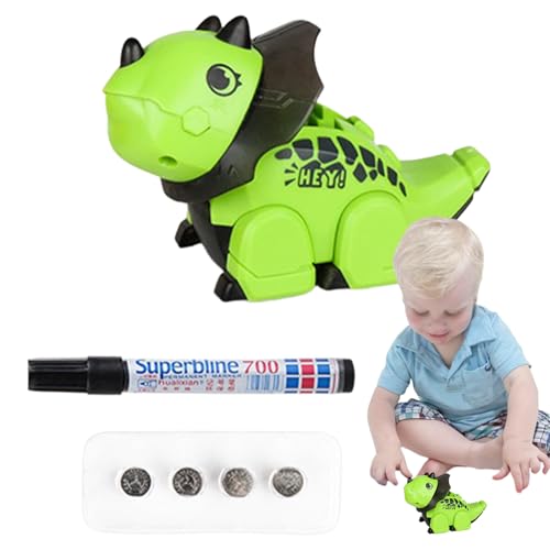 Wpsagek Elektrische Dinosaurierspielzeug, wandelnde Dinosaurierspielzeug für Kind - Elektrischer Dinosaurierroboter - Pädagogische Walking -Tierfigur mit Musik für Kinder Kinder Mädchen von Wpsagek