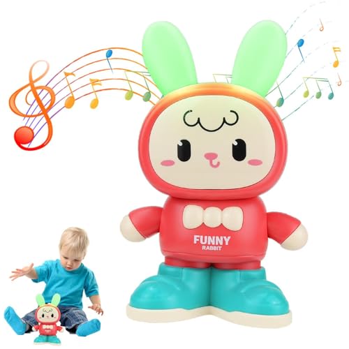 Wpsagek Interaktives Hasenspielzeug, elektrisches Hasenspielzeug - Simulation tanzendes Tier mit Lichtern und Musik Cartoon-Häschenspielzeug | Hüpfendes und tanzendes Hasenspielzeug für und Mädchen im Wpsagek Interaktives Hasenspielzeug, elektrisches Hasenspielzeug - Simulation tanzendes Tier mit Lichtern und Musik Cartoon-Häschenspielzeug | Hüpfendes und tanzendes Hasenspielzeug für und Mädchen im von Wpsagek