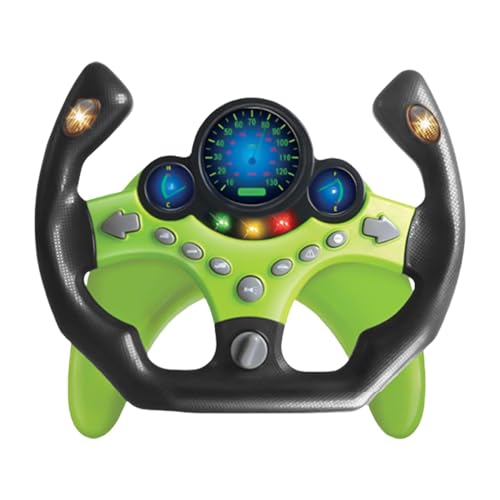Wpsagek Lenkrad Spielzeug, Fahrlenkrad Mit Sound- Und Lichtsimulation, Interaktives Spielzeuglenkrad Für Kinder von Wpsagek