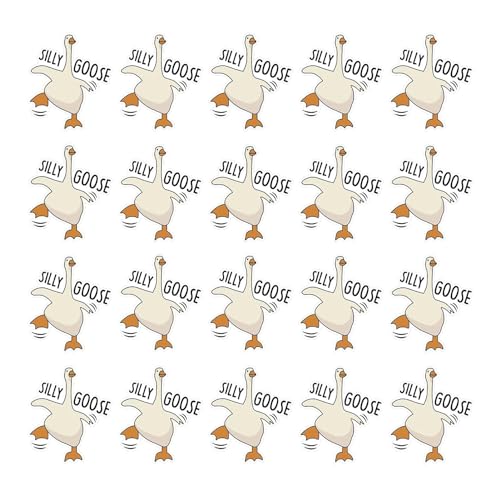 Wpsagek Niedliche Gans Aufkleber, 10/20 Stück Silly Gooses Aufkleber Für Laptop Auto Fahrrad Gepäck Kühlschrank, Vinyl Wasserdicht Cartoon Gans Stickers Set von Wpsagek