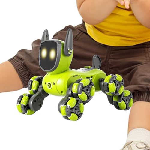 Wpsagek Roboter Welpe, Roboter -Haustier - 8 Educational Creative Dance Roboter | Interaktives Fernbedienungsspiel, Walking -Tanzspielzeug zum Geburtstag, Mädchen, Kinder, Junge von Wpsagek