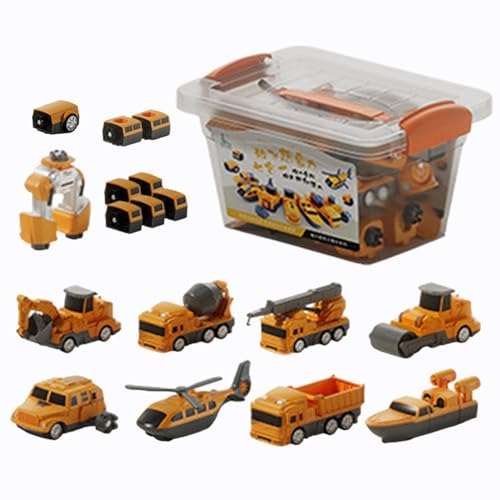 Wpsagek Spielzeug zum Verwandeln von Fahrzeugen, Spielzeugauto zum Verwandeln | Magnetische Kinderfahrzeuge, zusammengebautes Konstruktionsspielzeug | Fahrzeugblöcke, Sammelfiguren für Kinder für von Wpsagek