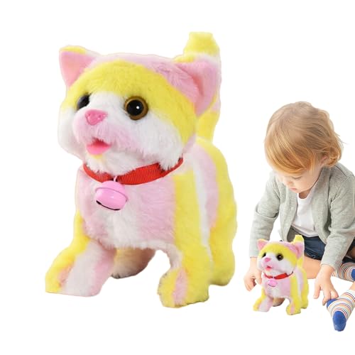 Wpsagek Wanderkatze Spielzeug, elektrische Plüschkatze | Batteriebetriebene animierte realistische Katze mit Wagging Tail - Nettes elektronisches Tier mit Miauger für Kinder Wpsagek Wanderkatze Spielzeug, elektrische Plüschkatze | Batteriebetriebene animierte realistische Katze mit Wagging Tail - Nettes elektronisches Tier mit Miauger für Kinder von Wpsagek