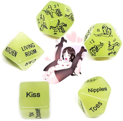 WreGmgg Fluoreszierende grüne Würfel für EIN lustiges Spielerlebnis, voll funktionsfähig, tragbares Design, ausgezeichnete Qualität und modisches Design-Z WreGmgg Fluoreszierende grüne Würfel für EIN lustiges Spielerlebnis, voll funktionsfähig, tragbares Design, ausgezeichnete Qualität und modisches Design-Z von WreGmgg