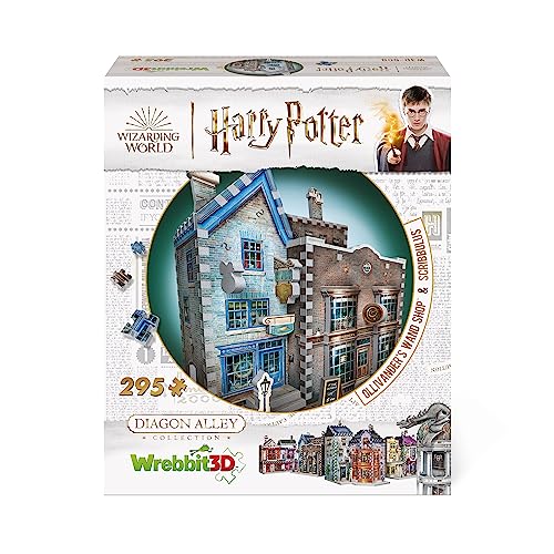 WREBBIT3D , Diagon Alley Collection: Ollivanders & Scribbulus (295pc), 3D Puzzle, Ages 14+ von Wrebbit 3D