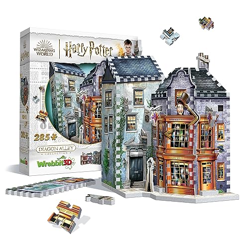 Wrebbit3D, Diagon Alley Collection: Weasley Wizards Wheezes (285pc), 3D Puzzle, Ages 14+ von Wrebbit