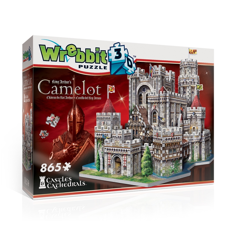 Wrebbit 3D 3D Puzzle - Camelot, König Artus Schloss 865 Teile Puzzle Wrebbit-3D-2016 von Wrebbit 3D