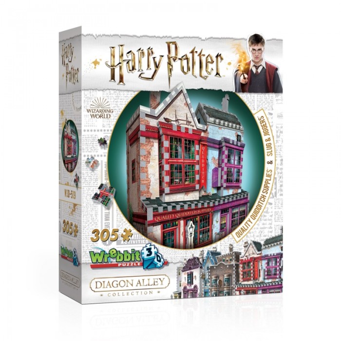 Wrebbit 3D - 3D Puzzle - Harry Potter (TM) - Quality Quidditch Supplies and Slug & Jiggers - 305 Teile von Wrebbit 3D