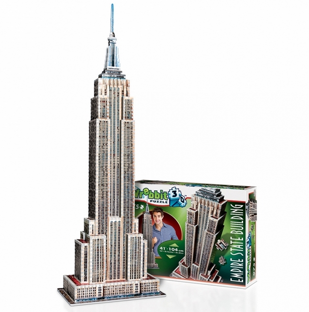 Wrebbit 3D 3D Puzzle - New-York: Empire State Building 975 Teile Puzzle Wrebbit-3D-2007 von Wrebbit 3D