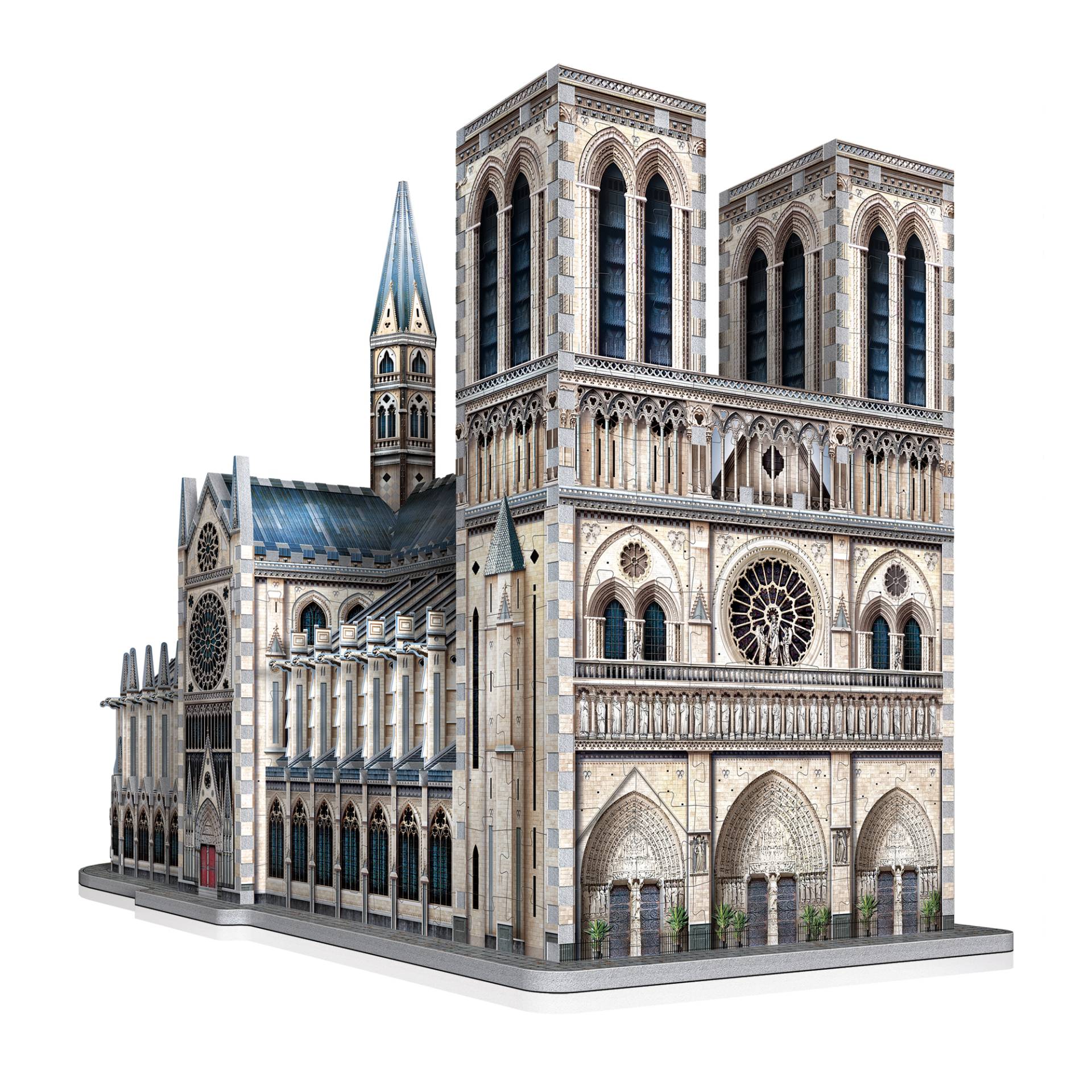 Wrebbit 3D 3D Puzzle - Notre-Dame de Paris 830 Teile Puzzle Wrebbit-3D-2020 von Wrebbit 3D