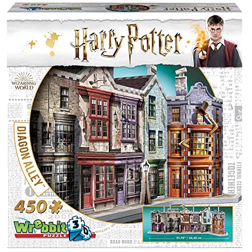 WREBBIT3D , Harry Potter: Diagon Alley (450pc), 3D Puzzle, Ages 14+ WREBBIT3D , Harry Potter: Diagon Alley (450pc), 3D Puzzle, Ages 14+ von Wrebbit 3D