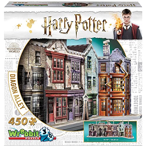 WREBBIT3D , Harry Potter: Diagon Alley (450pc), 3D Puzzle, Ages 14+ von Wrebbit