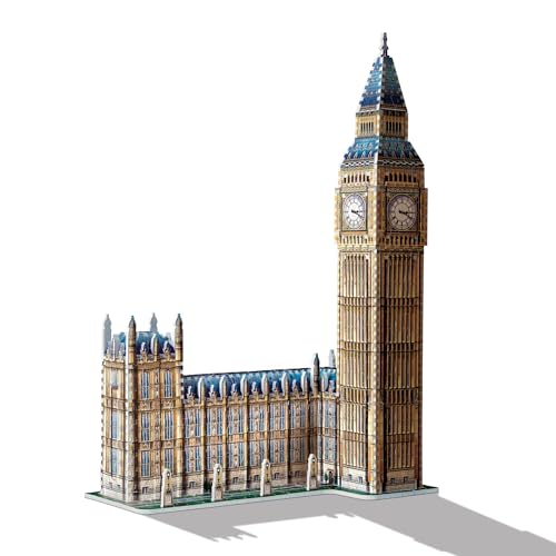 Wrebbit 3D W3D-2002 The Big Ben 3D Puzzle, Multicoloured, One Size von Wrebbit 3D