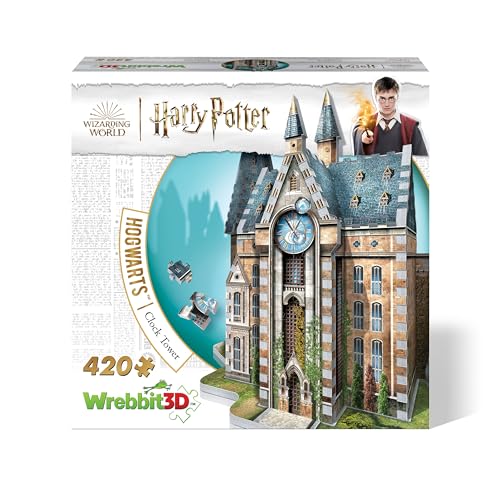 Wrebbit3D, Harry Potter: Hogwarts Clock Tower (420pc), 3D Puzzle, Ages 14+ von Wrebbit