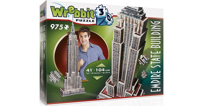 Wrebbit 3D Puzzle 975 Teile Empire State Building von Wrebbit