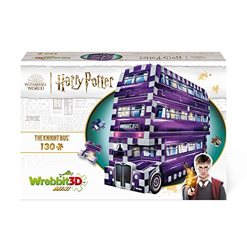WREBBIT3D , Harry Potter: Mini Knight Bus (130pc), 3D Puzzle, Ages 12+ von Wrebbit