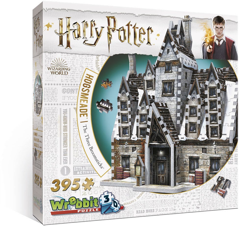 Wrebbit Harry Potter 3D Puzzle Hogsmeade Drei Besen von Wrebbit