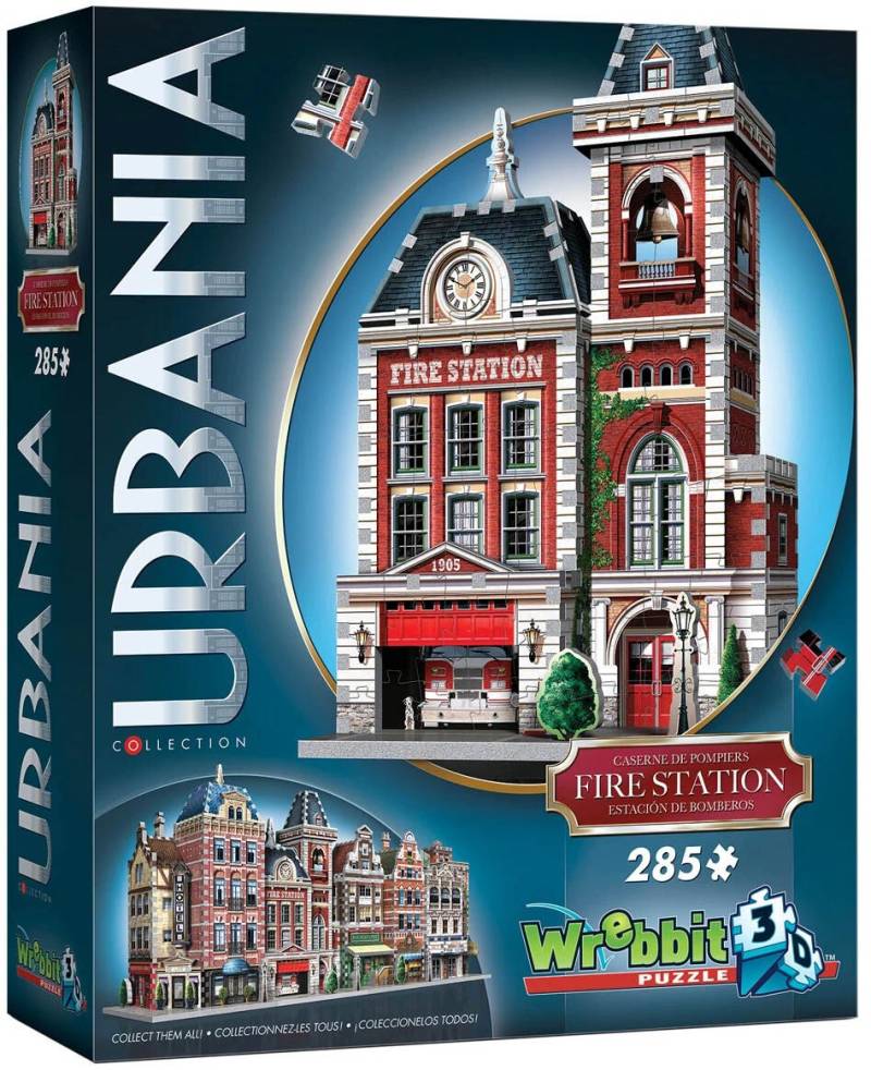 Wrebbit Urbania Fire Station 3D-Puzzle 285 Teile von Wrebbit
