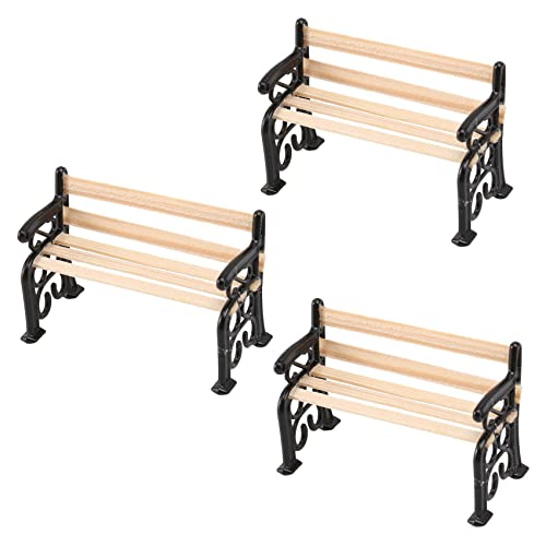 Wresetly 3X 1/24 Puppenhaus Miniatur Garden Patio Furniture Parkbank Wresetly 3X 1/24 Puppenhaus Miniatur Garden Patio Furniture Parkbank von Wresetly