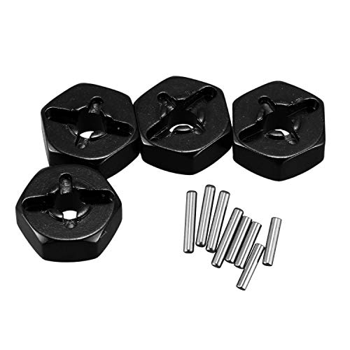 Wresetly Updates 'Sechskantadapter Rad Kombinator aus Aluminiumlegierung 12 mm für 144001 1/14 RC Ersatzteile für,Schwarz Wresetly Updates 'Sechskantadapter Rad Kombinator aus Aluminiumlegierung 12 mm für 144001 1/14 RC Ersatzteile für,Schwarz von Wresetly